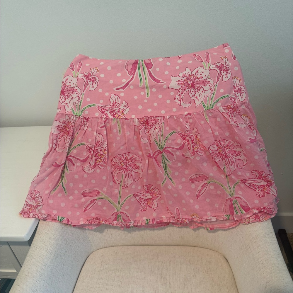 Lilly Pulitzer Pink Mini Skirt